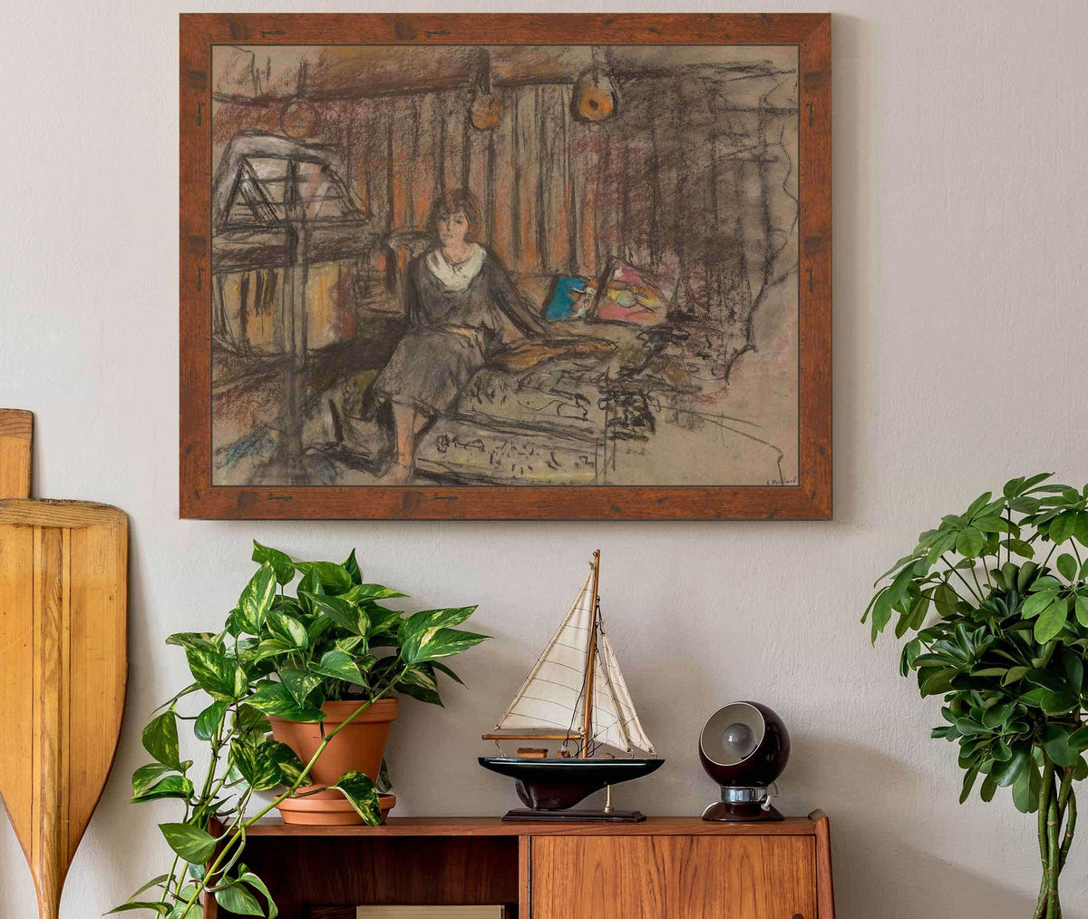 Madame Fried Reveuse Etude by Edouard Vuillard