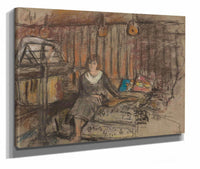 Madame Fried Reveuse Etude by Edouard Vuillard