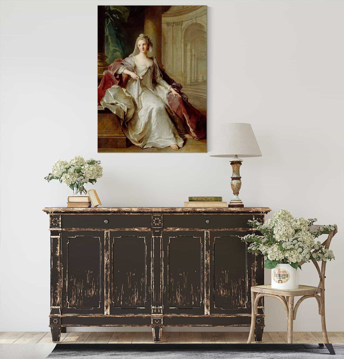 Madame Henriette De France As A Vestal Virgin by Jean Marc Nattier