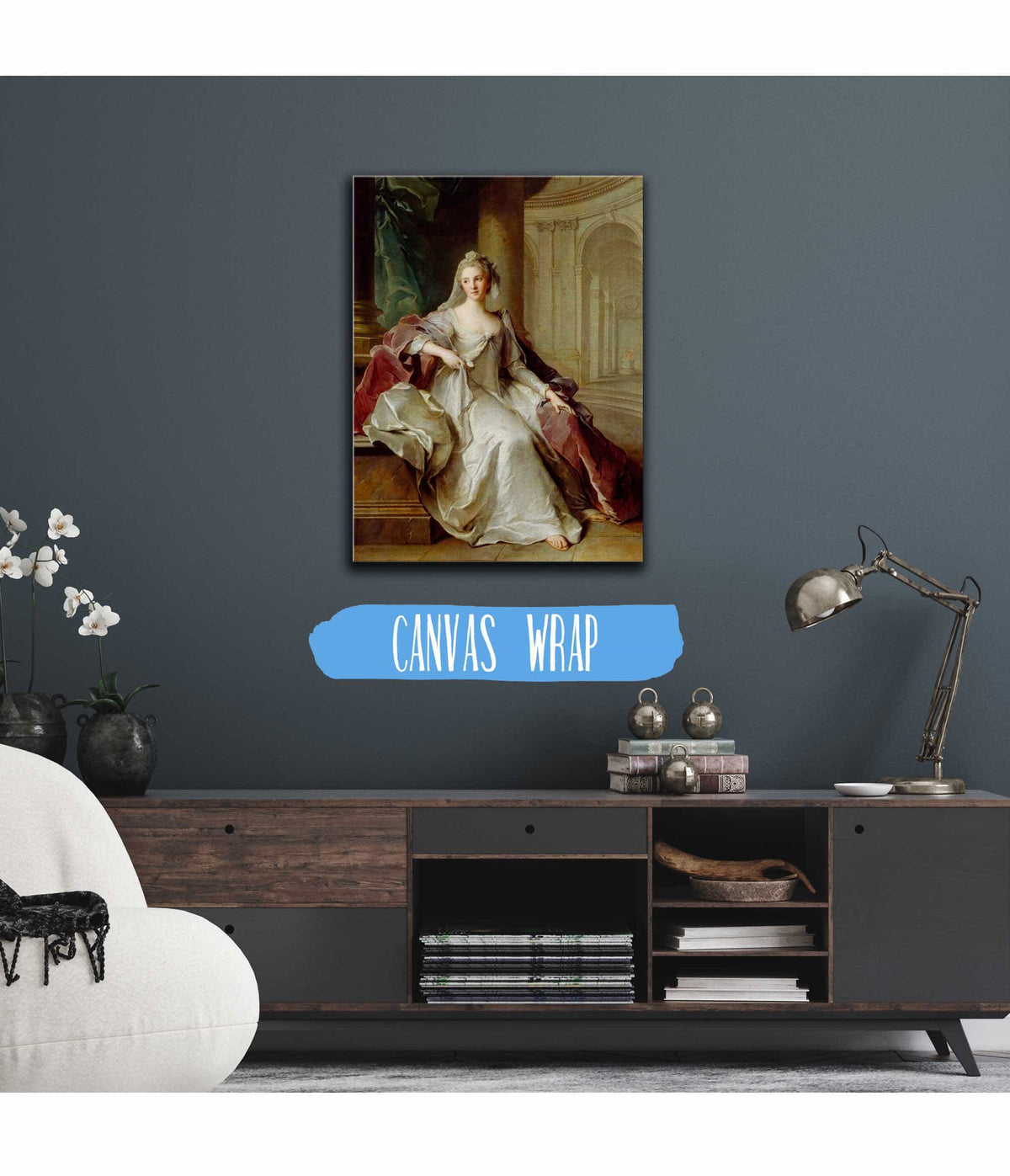 Madame Henriette De France As A Vestal Virgin by Jean Marc Nattier