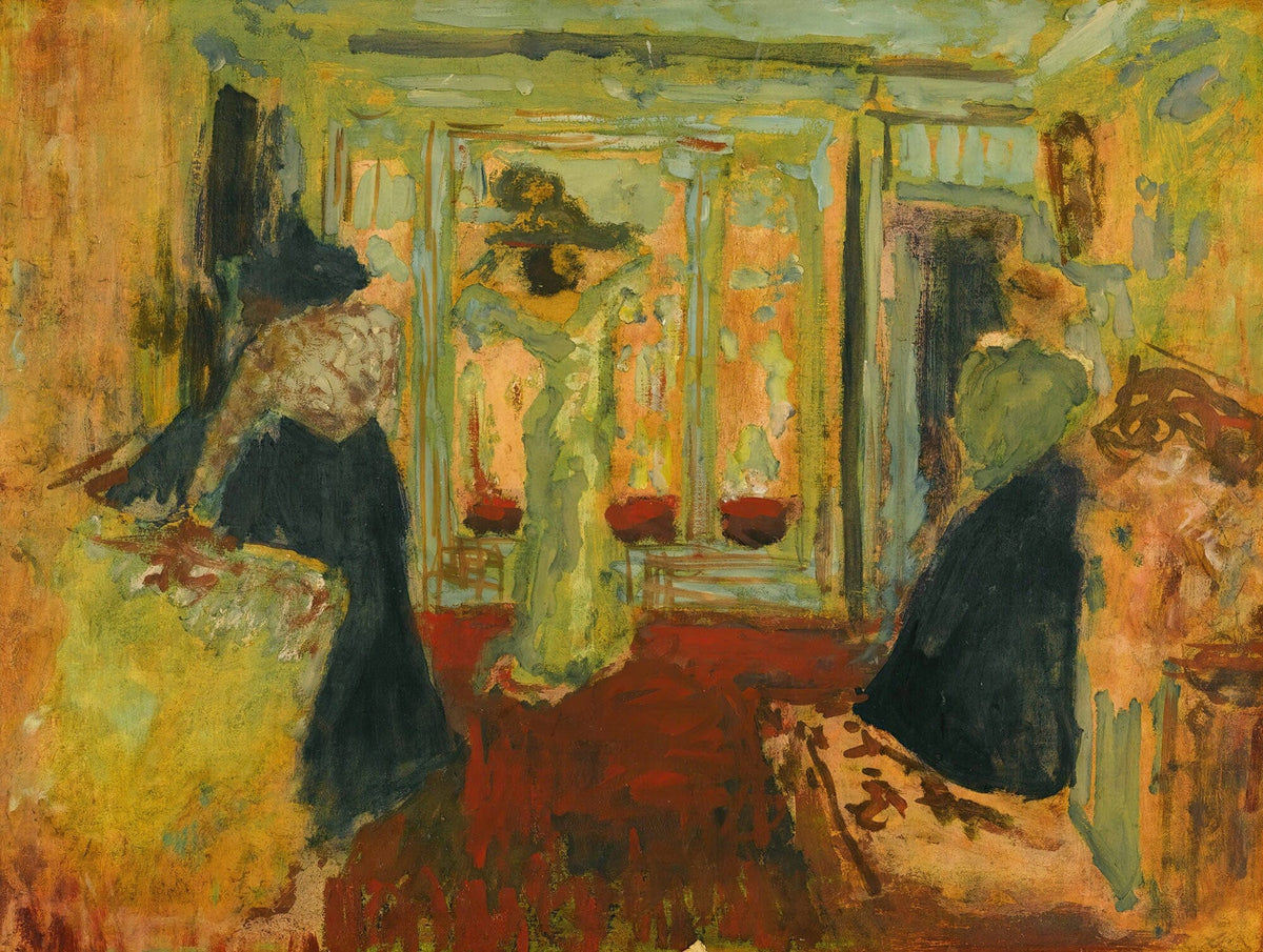 Madame Hessel Chez La Modiste by Edouard Vuillard