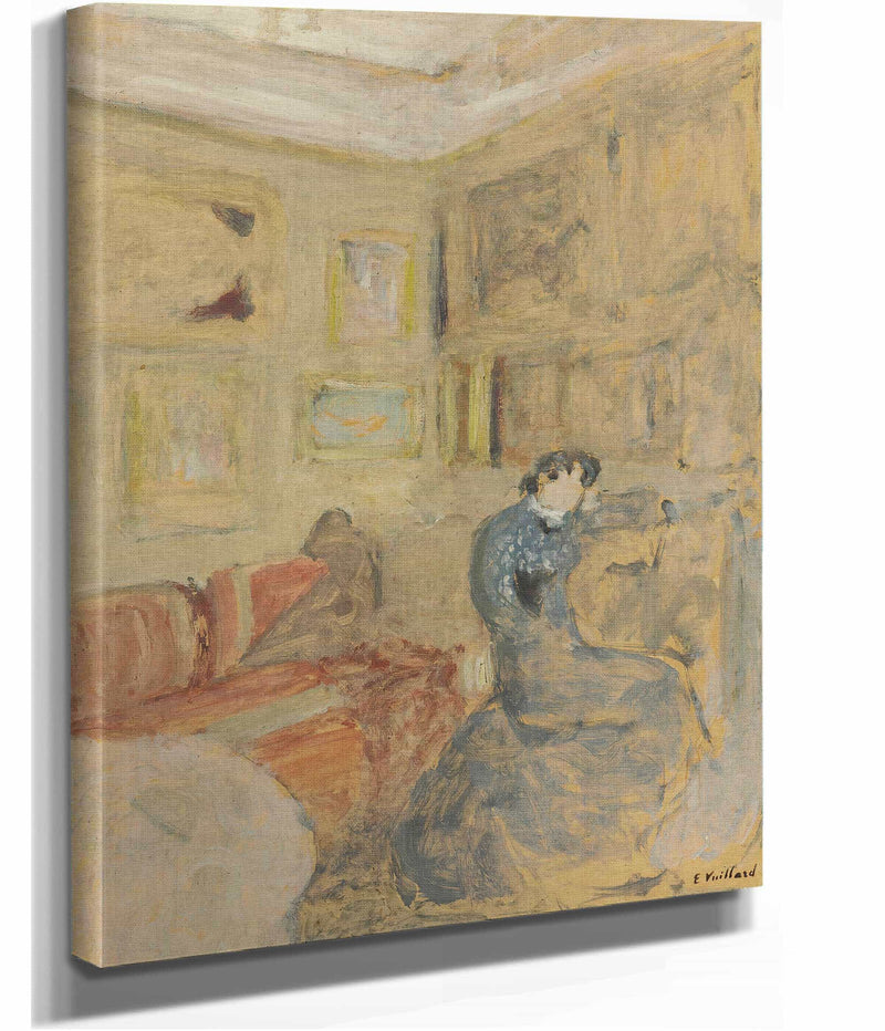 Madame Hessel Dans Son Petit Salon by Edouard Vuillard