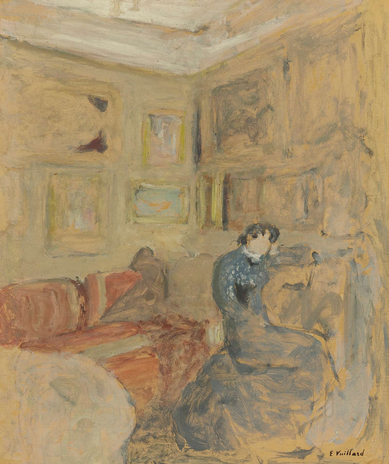 Madame Hessel Dans Son Petit Salon by Edouard Vuillard