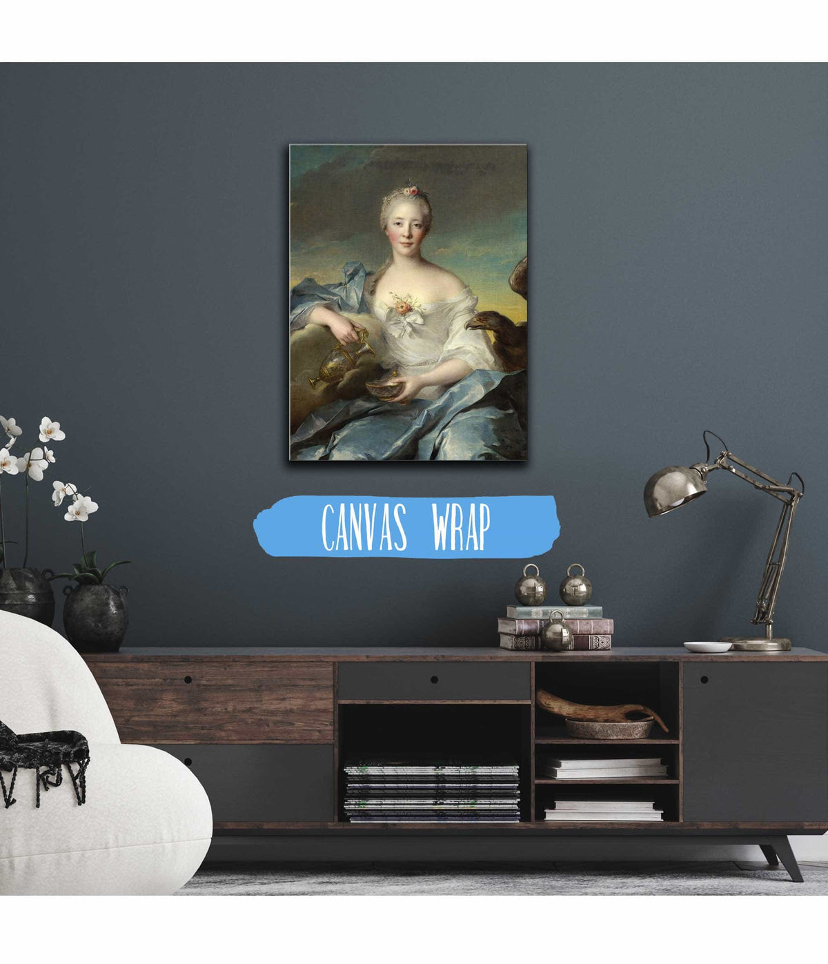 Madame Le Fevre De Caumartin As Hebe by Jean Marc Nattier