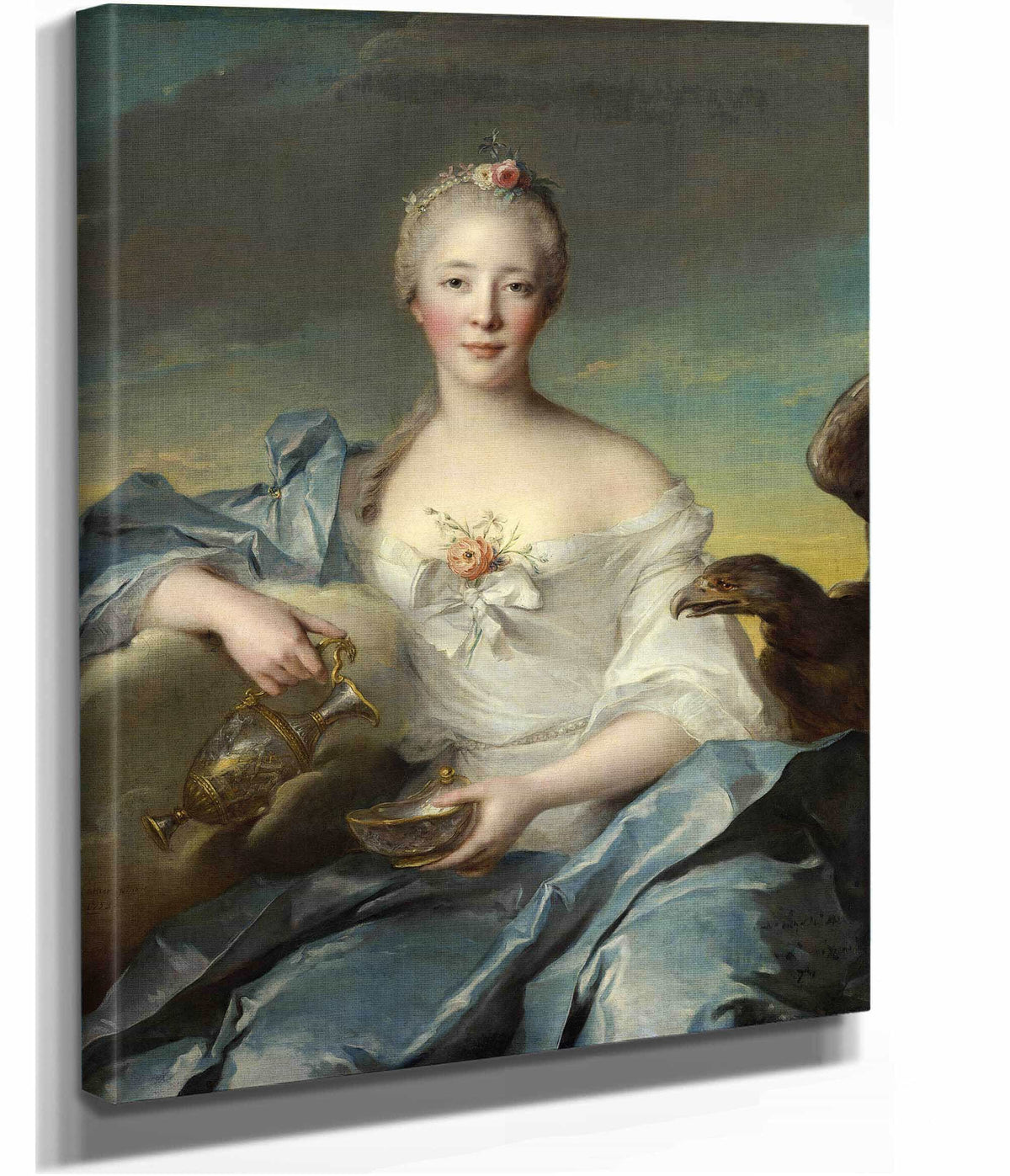 Madame Le Fevre De Caumartin As Hebe by Jean Marc Nattier