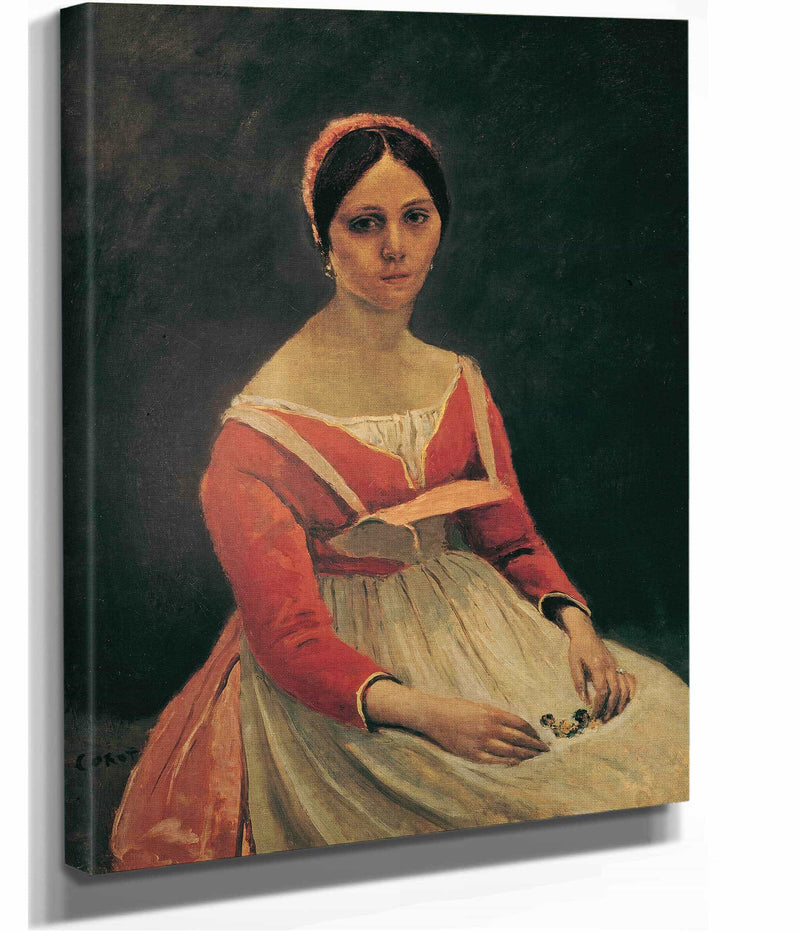 Madame Legois by Jean Baptiste Camille Corot