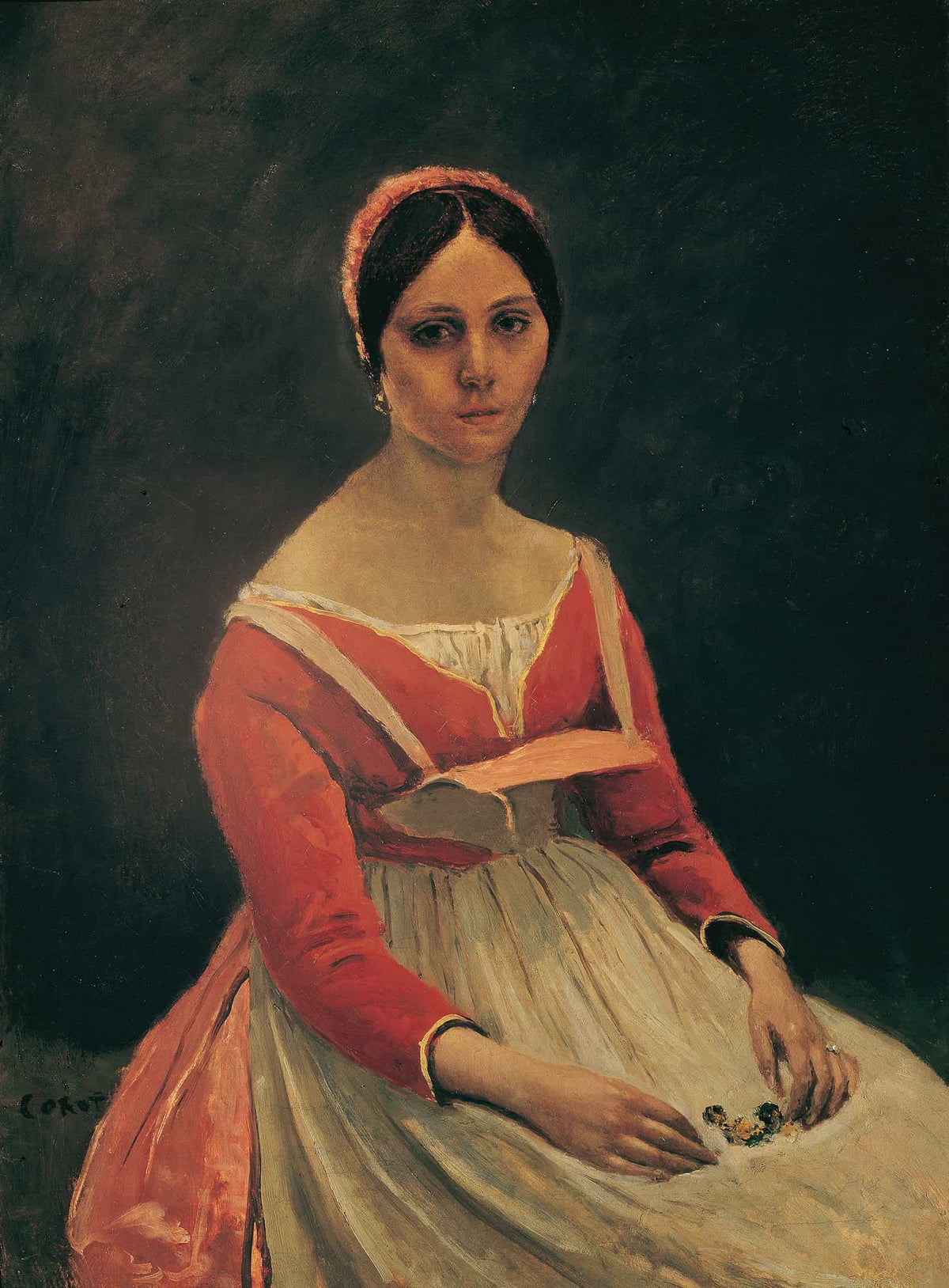 Madame Legois by Jean Baptiste Camille Corot