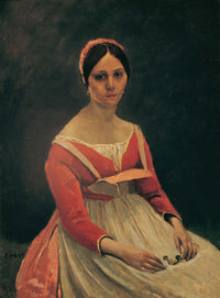 Madame Legois by Jean Baptiste Camille Corot