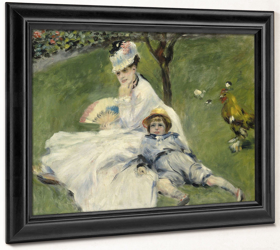 Madame Monet And Her Son By Pierre Auguste Renoir – Truly Art