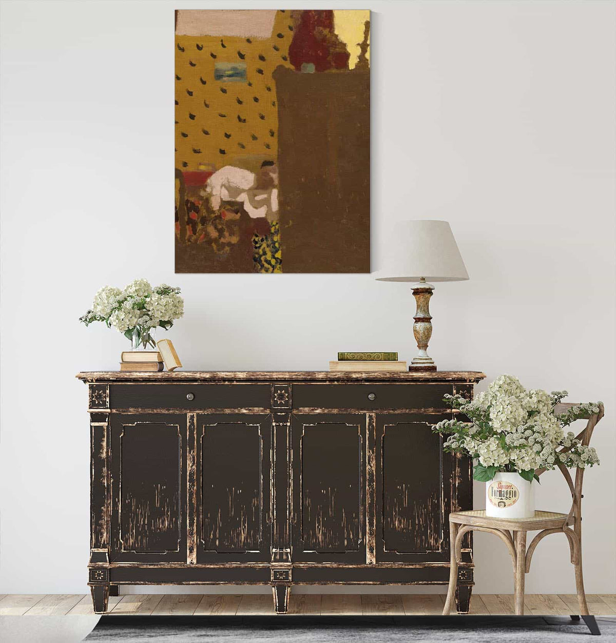 Madame Roussel Au Chiffonier by Edouard Vuillard