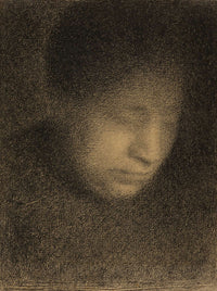 Madame Seurat The Artists Mother Madame Seurat Mere   by Georges Seurat