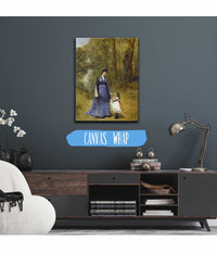 Madame Stumpf And Her Daughter by Jean Baptiste Camille Corot