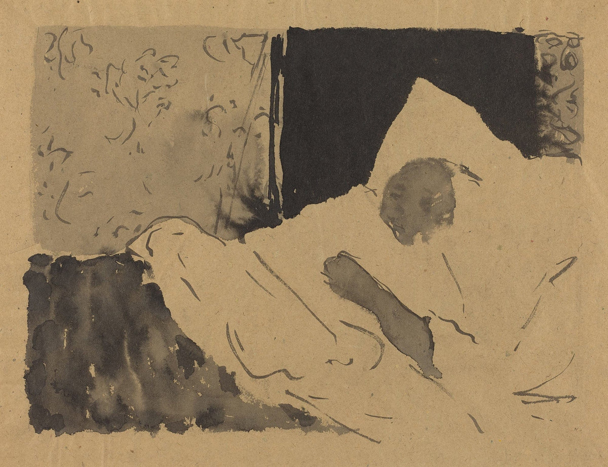 Madame V Sleeping by Edouard Vuillard