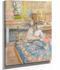 Madame Vuillard Ecrivant Vaucresson by Edouard Vuillard