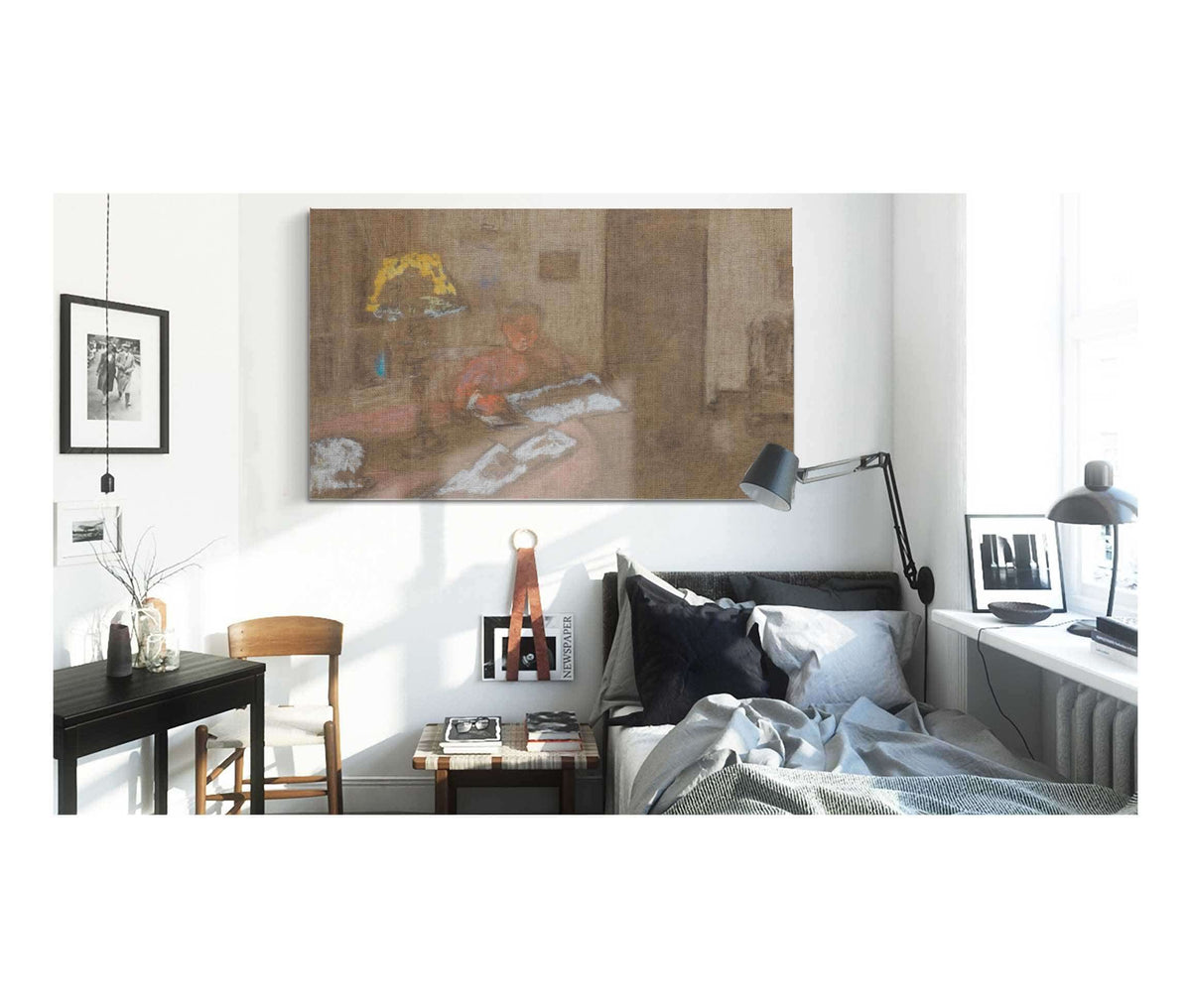 Madame Vuillard Lisant Le Journal by Edouard Vuillard