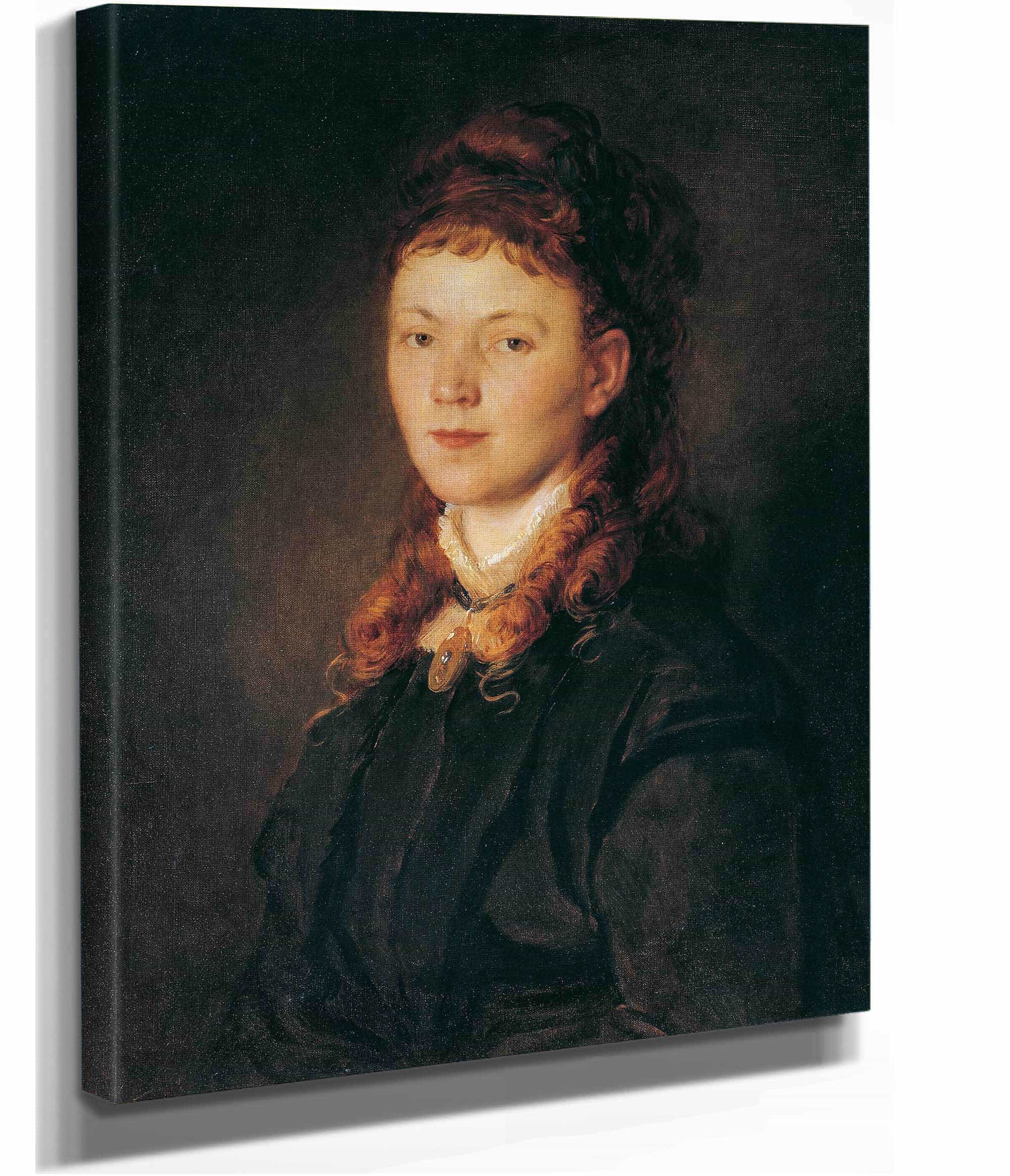 Madchen Mit Rotblondem Haar by Hans Canon