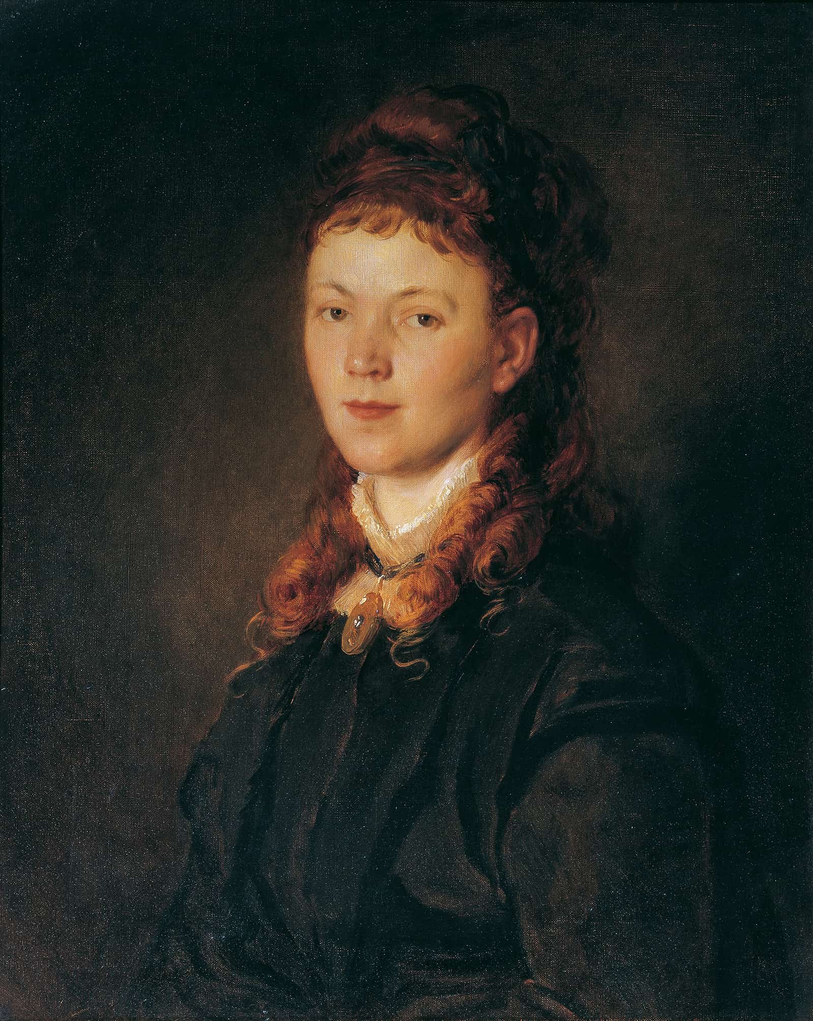Madchen Mit Rotblondem Haar by Hans Canon