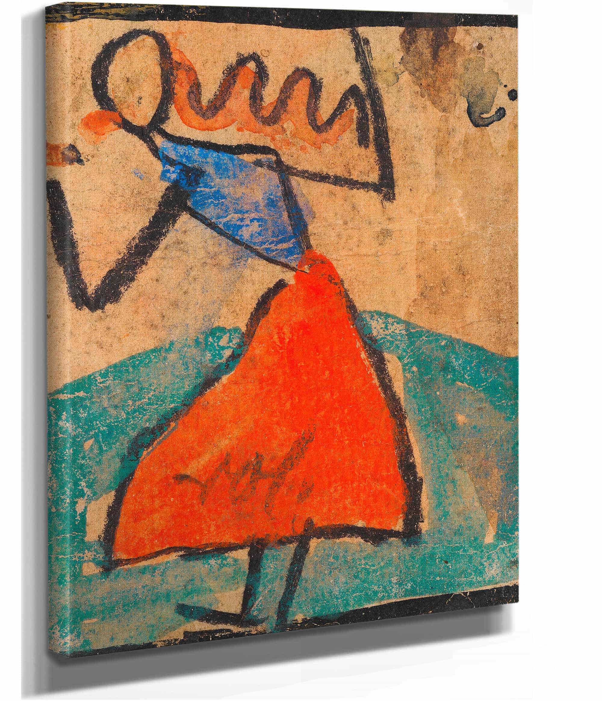 Madchen Mit Rotem Rock by Egon Schiele