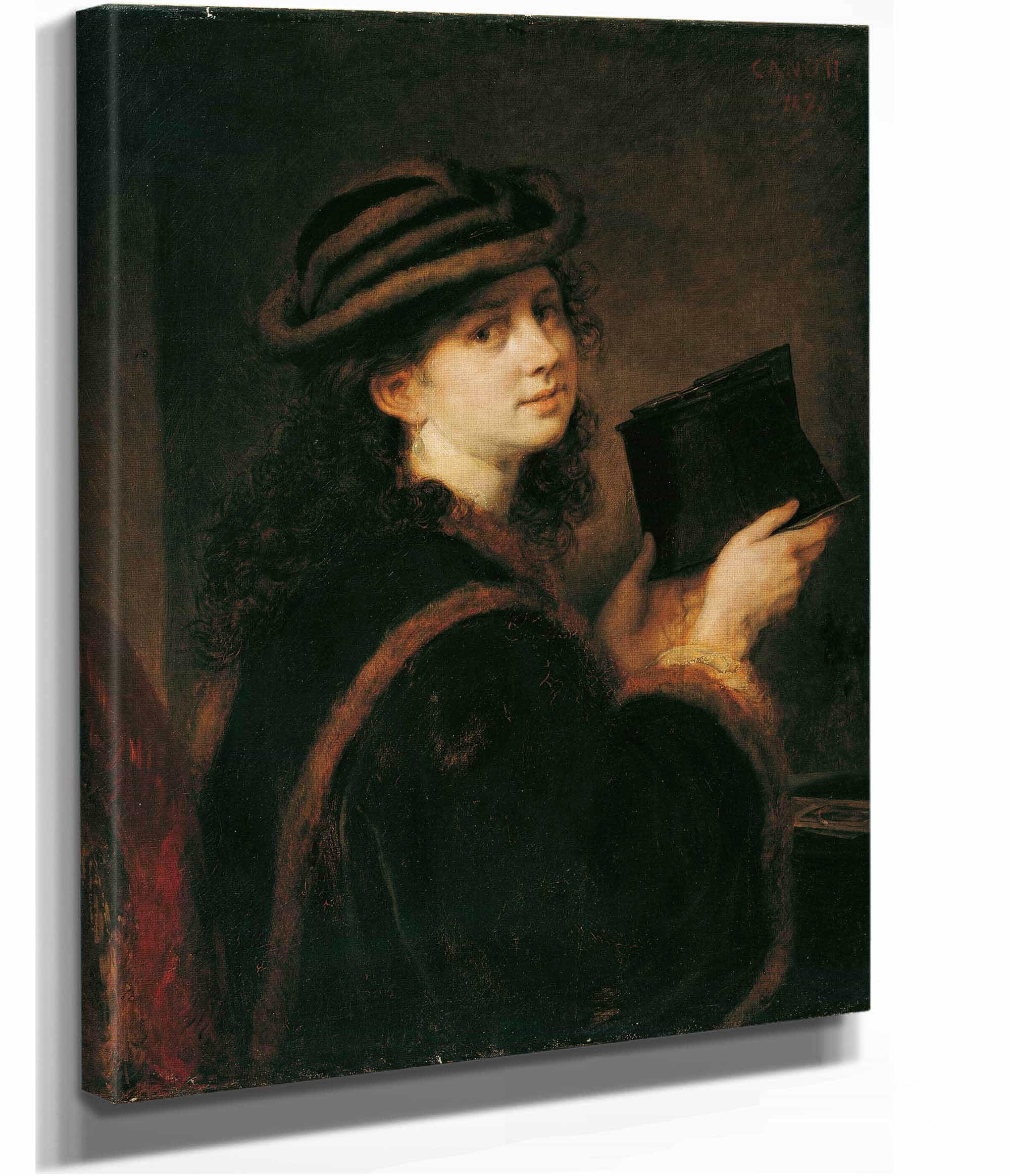 Madchen Mit Stereoskop by Hans Canon