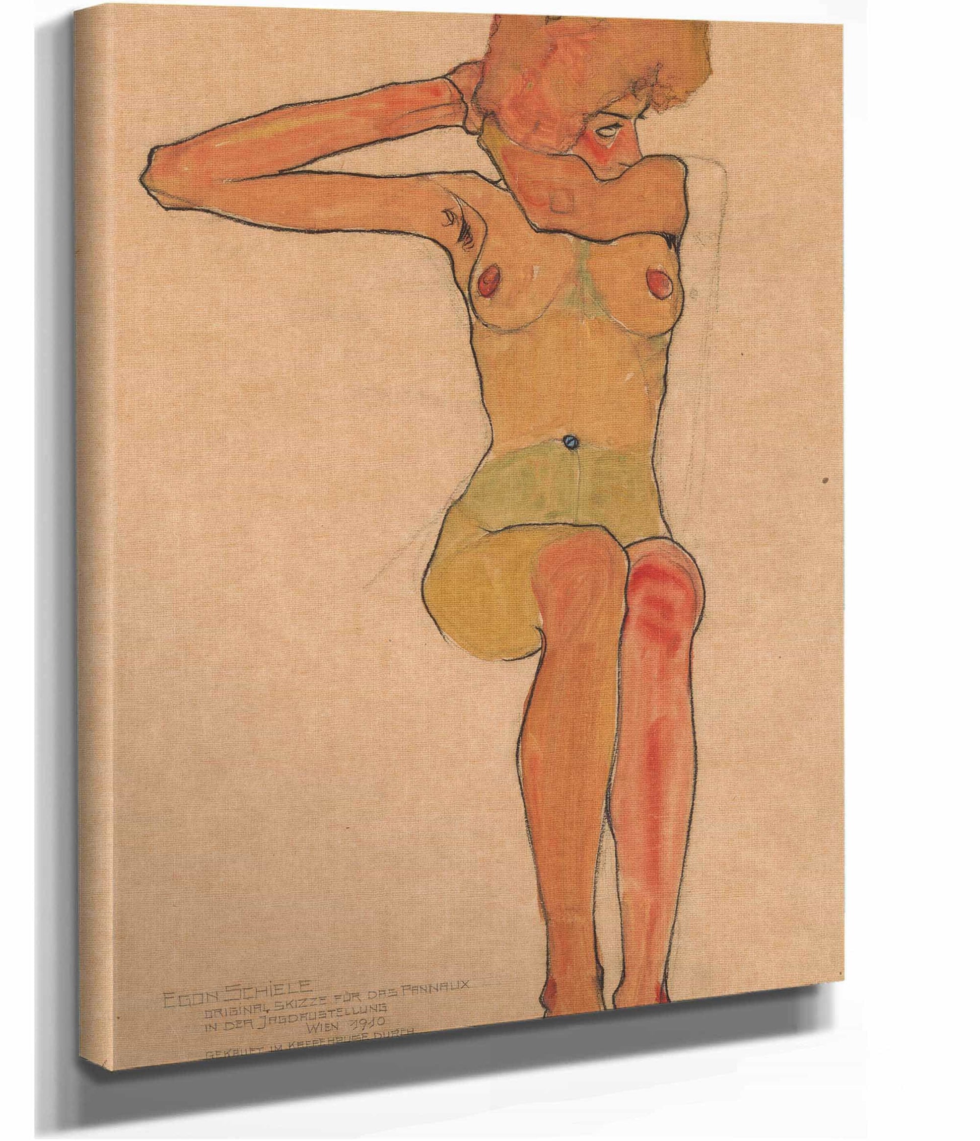 Madchenakt Gertrude by Egon Schiele