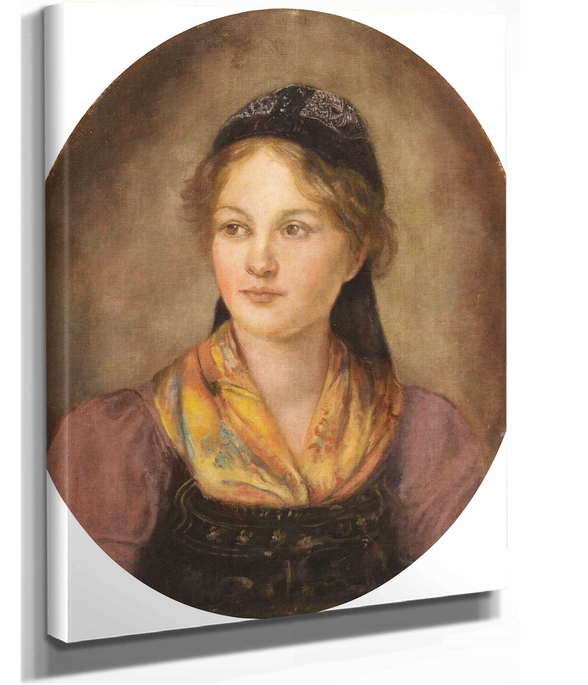 Madchenportrat by Franz Von Defregger