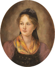 Madchenportrat by Franz Von Defregger