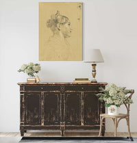 Madchenstudie Zu Ruckkehr Des Kaisers Franz Aus Pressburg Before by Johann Peter Krafft