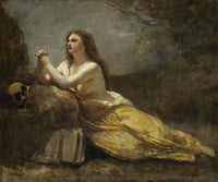 Madeleine En Priere by Jean Baptiste Camille Corot