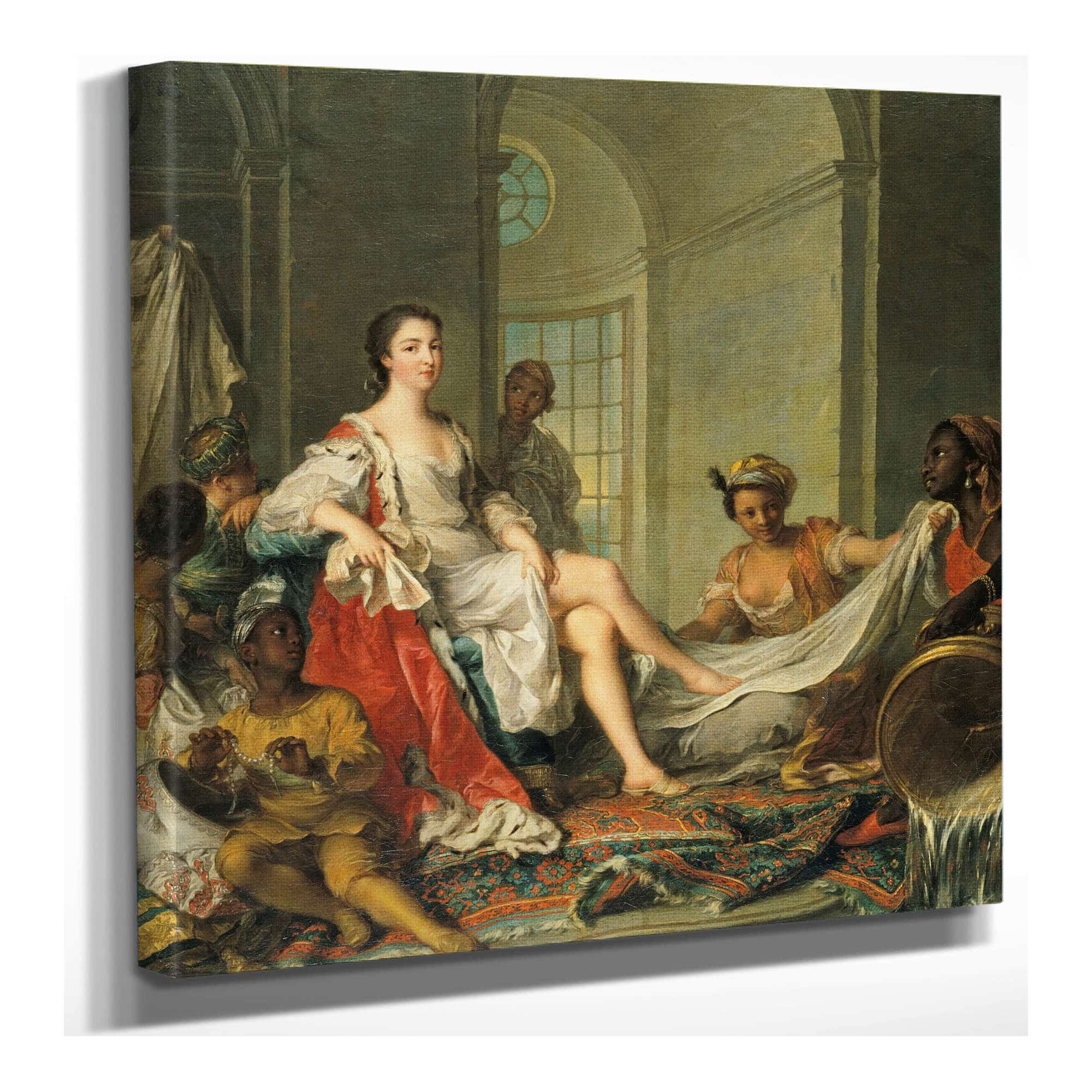 Mademoiselle De Clermont En Sultane by Jean Marc Nattier