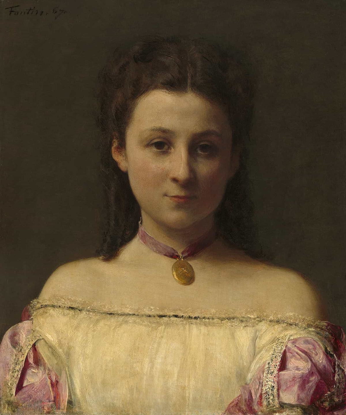 Mademoiselle De Fitz James by Henri Fantin Latour