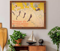 Mademoiselle Eglantines Troupe by Henri De Toulouse Lautrec