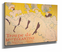 Mademoiselle Eglantines Troupe by Henri De Toulouse Lautrec