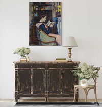 Mademoiselle Guillaumin Lisant by Armand Guillaumin