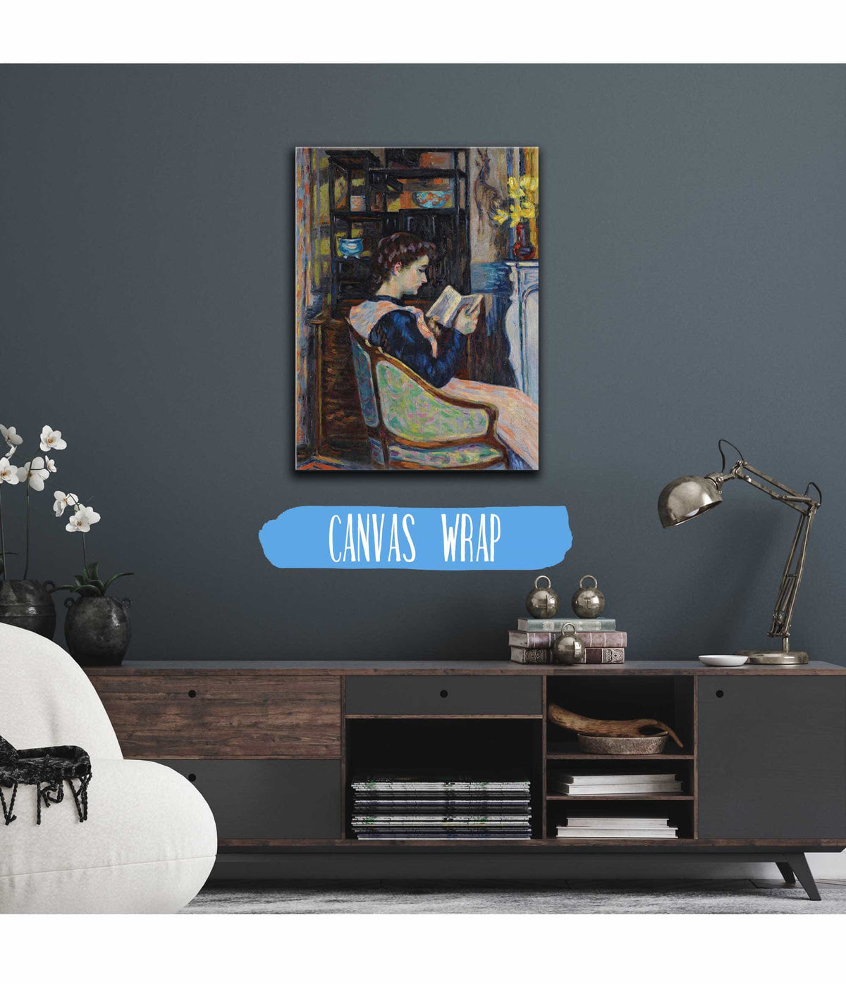 Mademoiselle Guillaumin Lisant by Armand Guillaumin