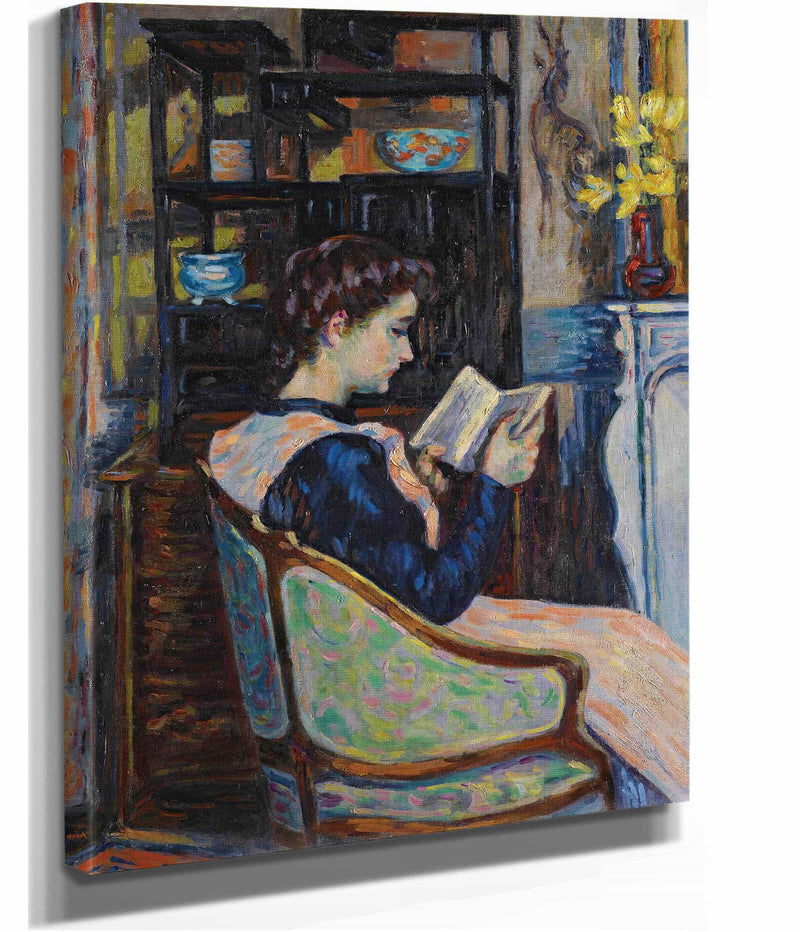 Mademoiselle Guillaumin Lisant by Armand Guillaumin