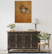 Mademoiselle Nys by Henri De Toulouse Lautrec