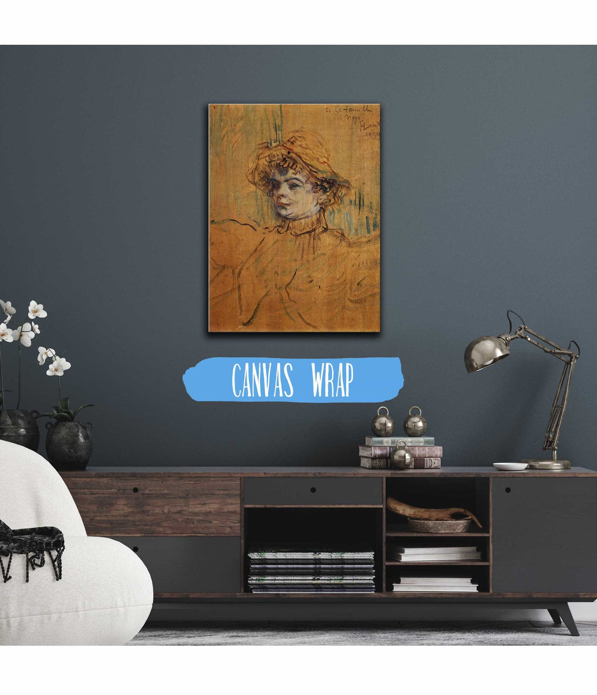 Mademoiselle Nys by Henri De Toulouse Lautrec