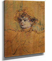 Mademoiselle Nys by Henri De Toulouse Lautrec