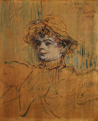Mademoiselle Nys by Henri De Toulouse Lautrec