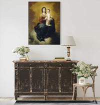 Madonna And Child  by Bartolome Esteban Murillo