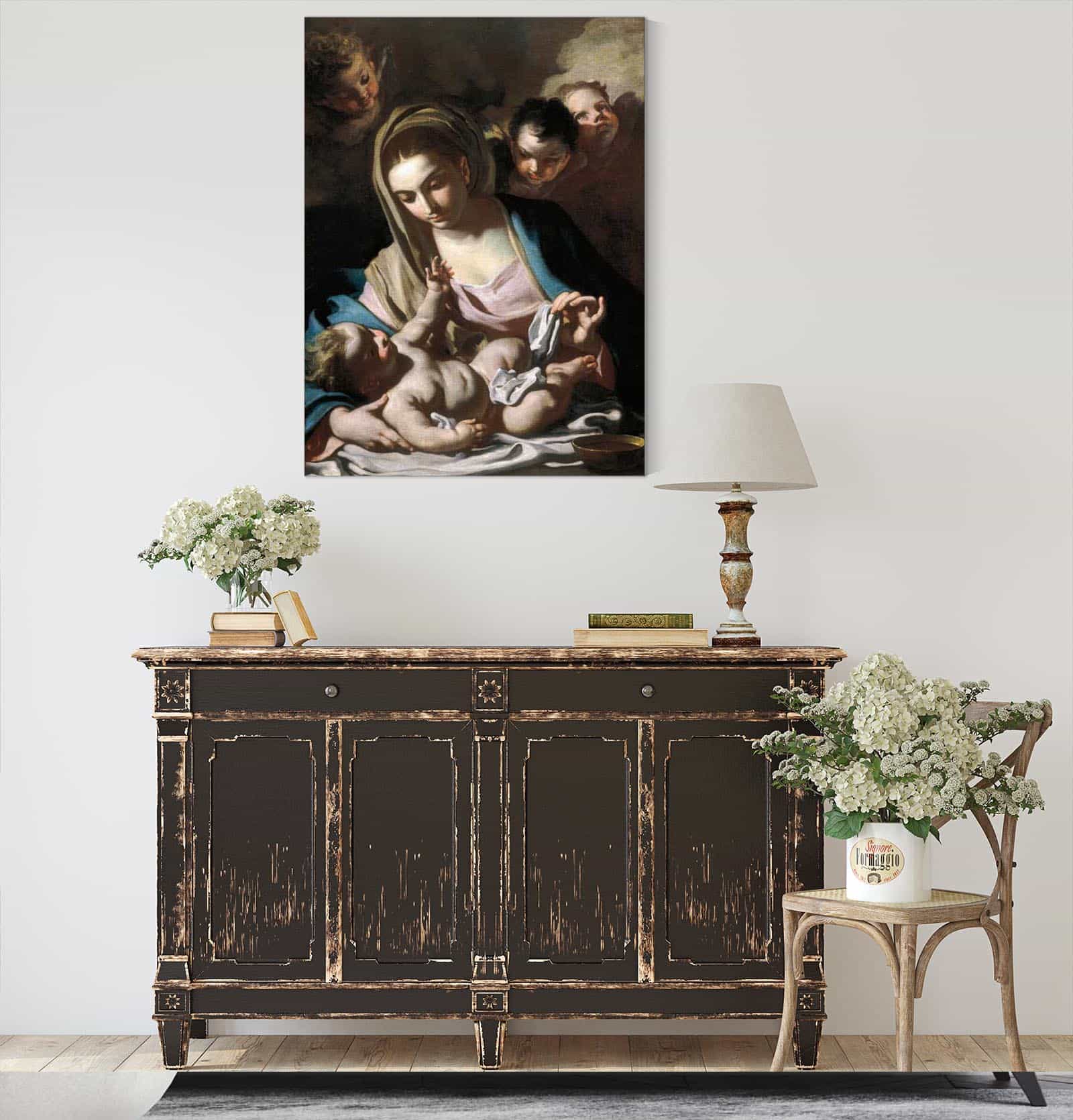 Madonna And Child by Francesco Solimena