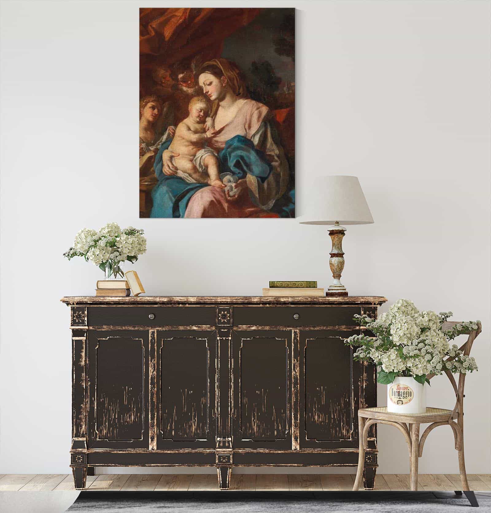 Madonna And Child by Francesco Solimena