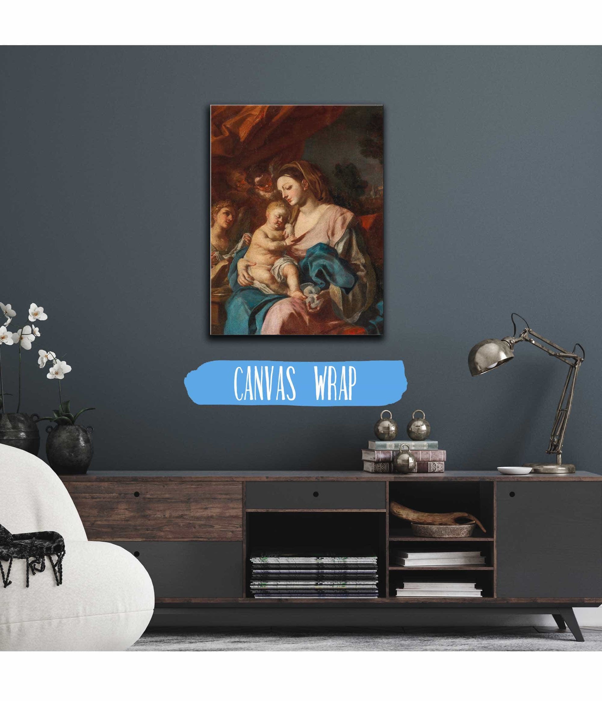 Madonna And Child by Francesco Solimena