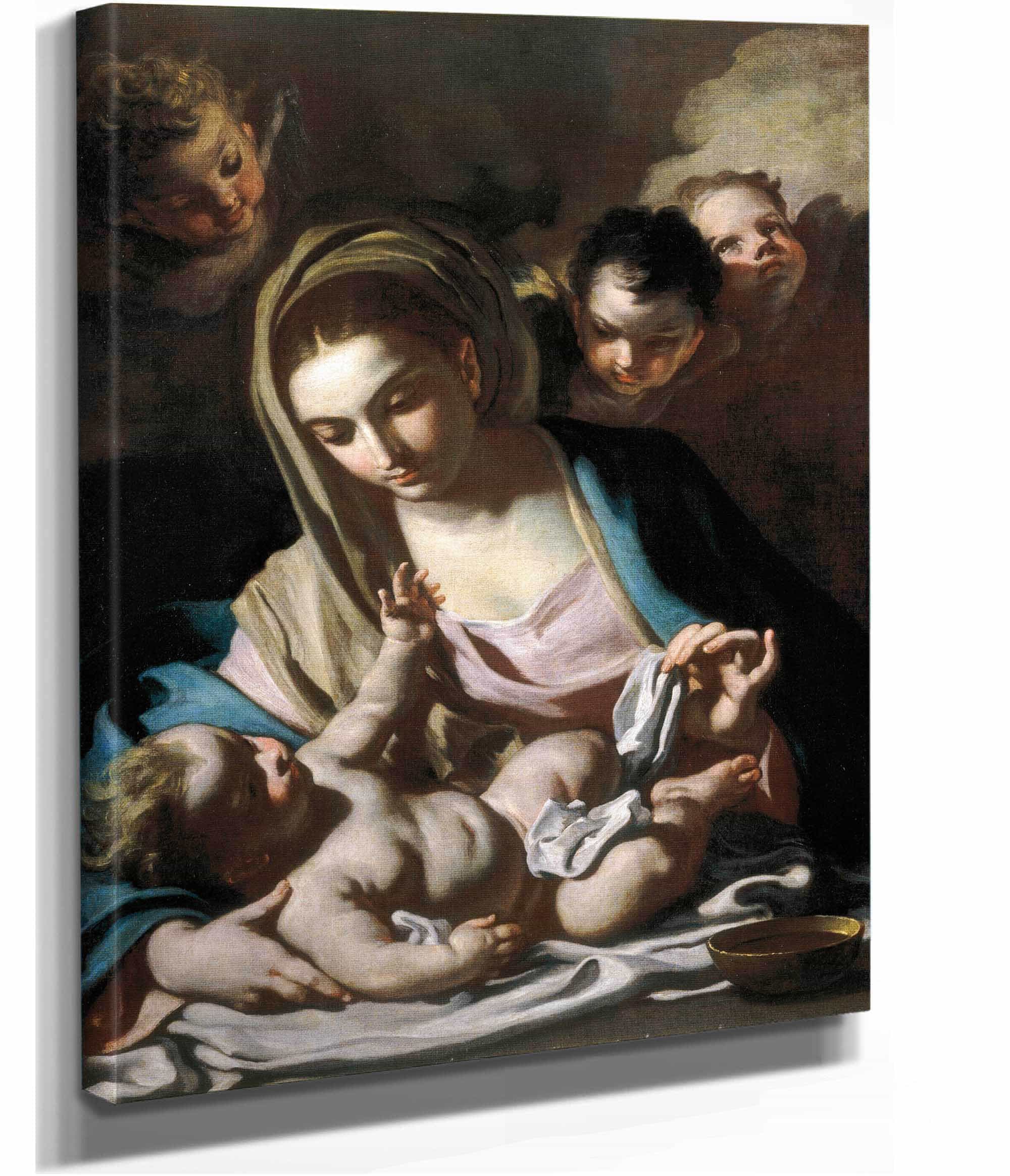 Madonna And Child by Francesco Solimena
