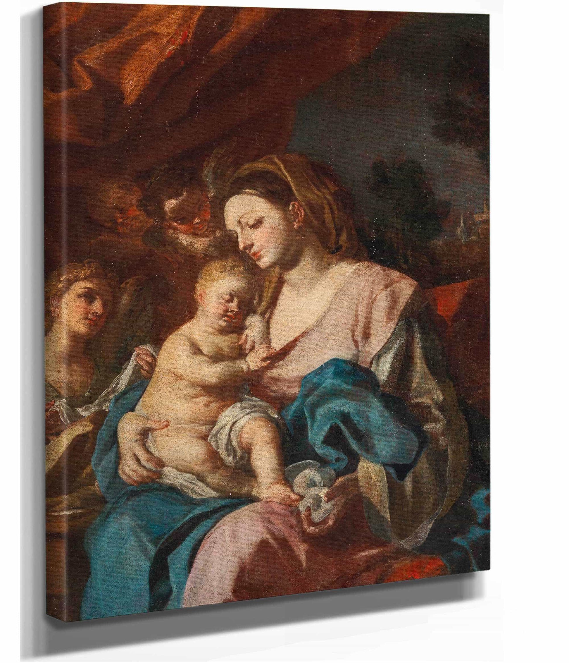 Madonna And Child by Francesco Solimena