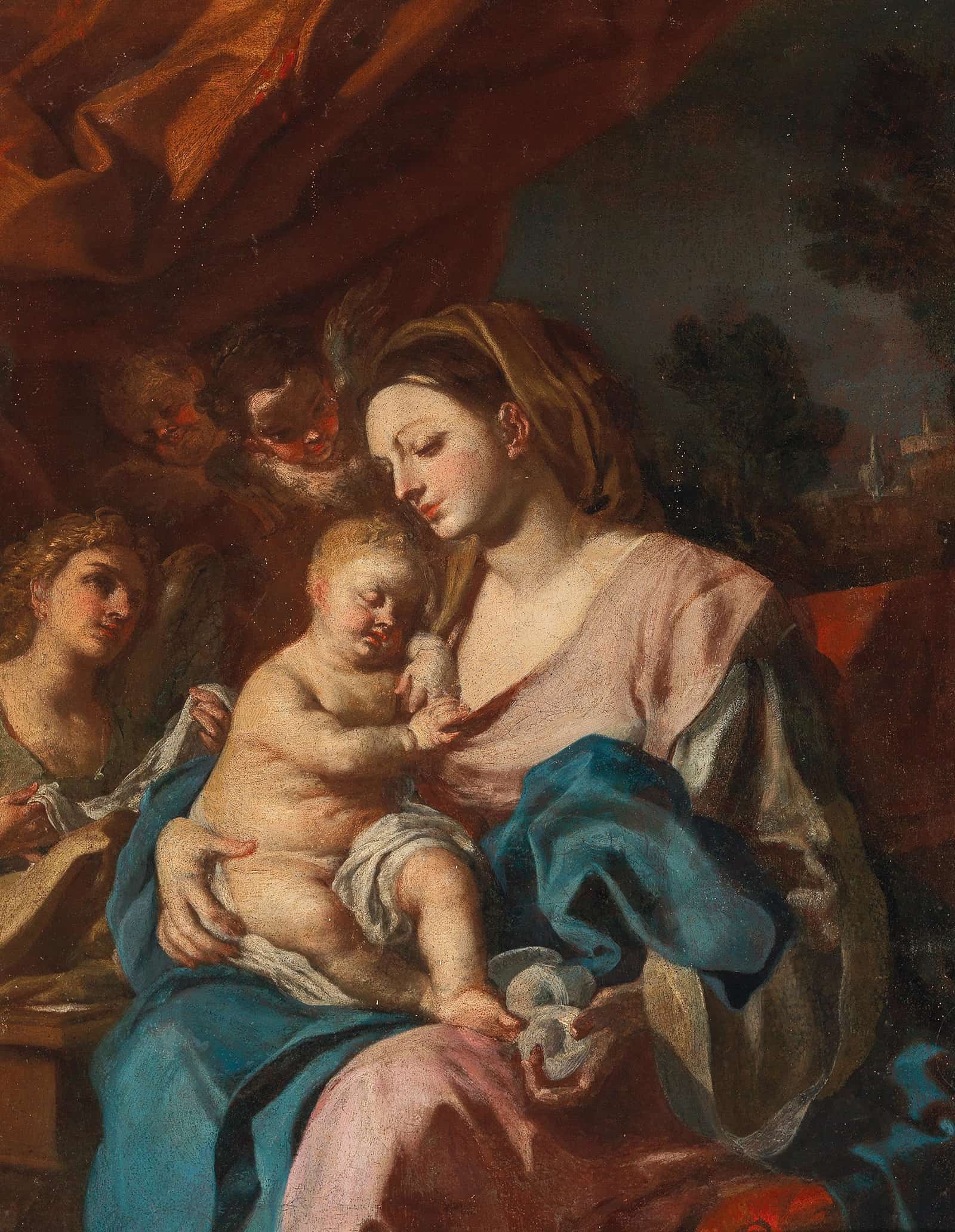 Madonna And Child by Francesco Solimena