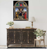 Madonna And Child Enthroned With Saints by Raphael