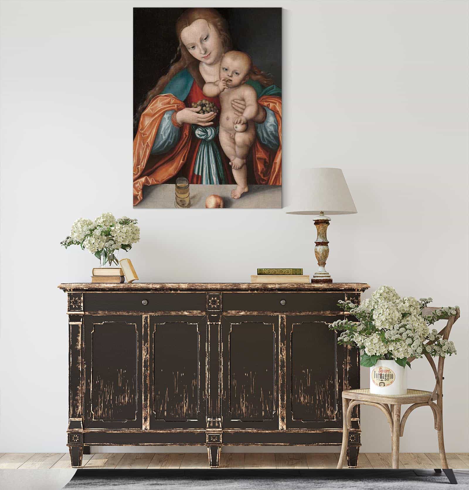 Madonna And Child Probably C Or After by Lucas Cranach The Elder