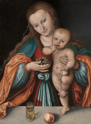 Madonna And Child Probably C Or After by Lucas Cranach The Elder