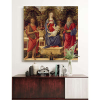 Madonna And Child With Both Saints John by Sandro Botticelli